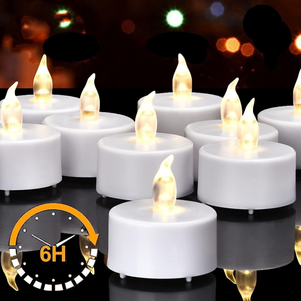 Decor Lighting Hours - 24/48pc Flameless Led Tea Lights with