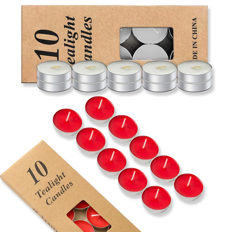 Decor Lighting Hours - 10/50 Small Sized Candles for Parties