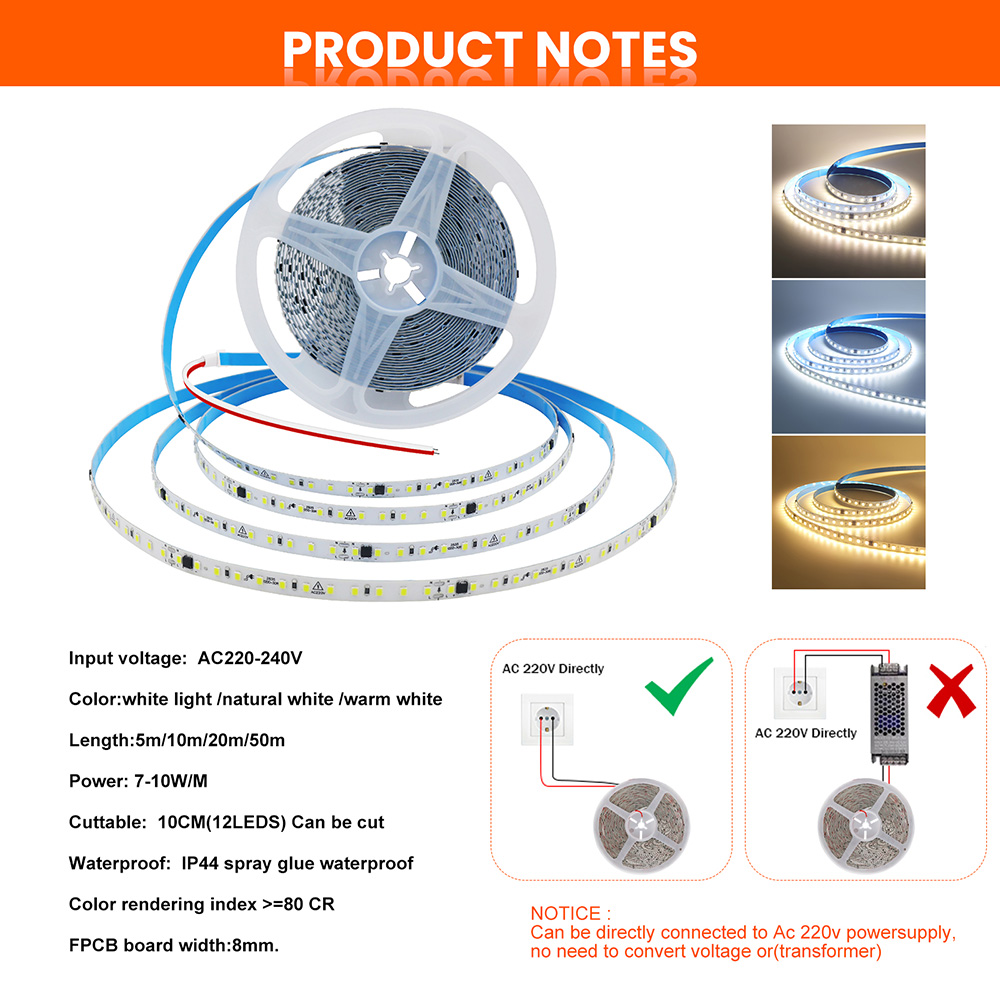 5m 10m 20m 50m Led Strip Light - огляд і ціна Decor Lighting Hours