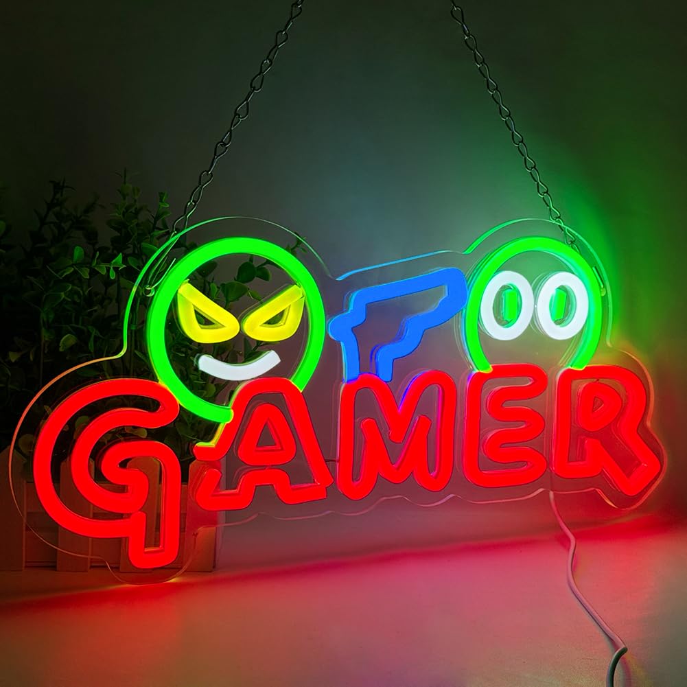 Gamer Neon Sign LED Wall Light - огляд і ціна Lighting Decor Wedding