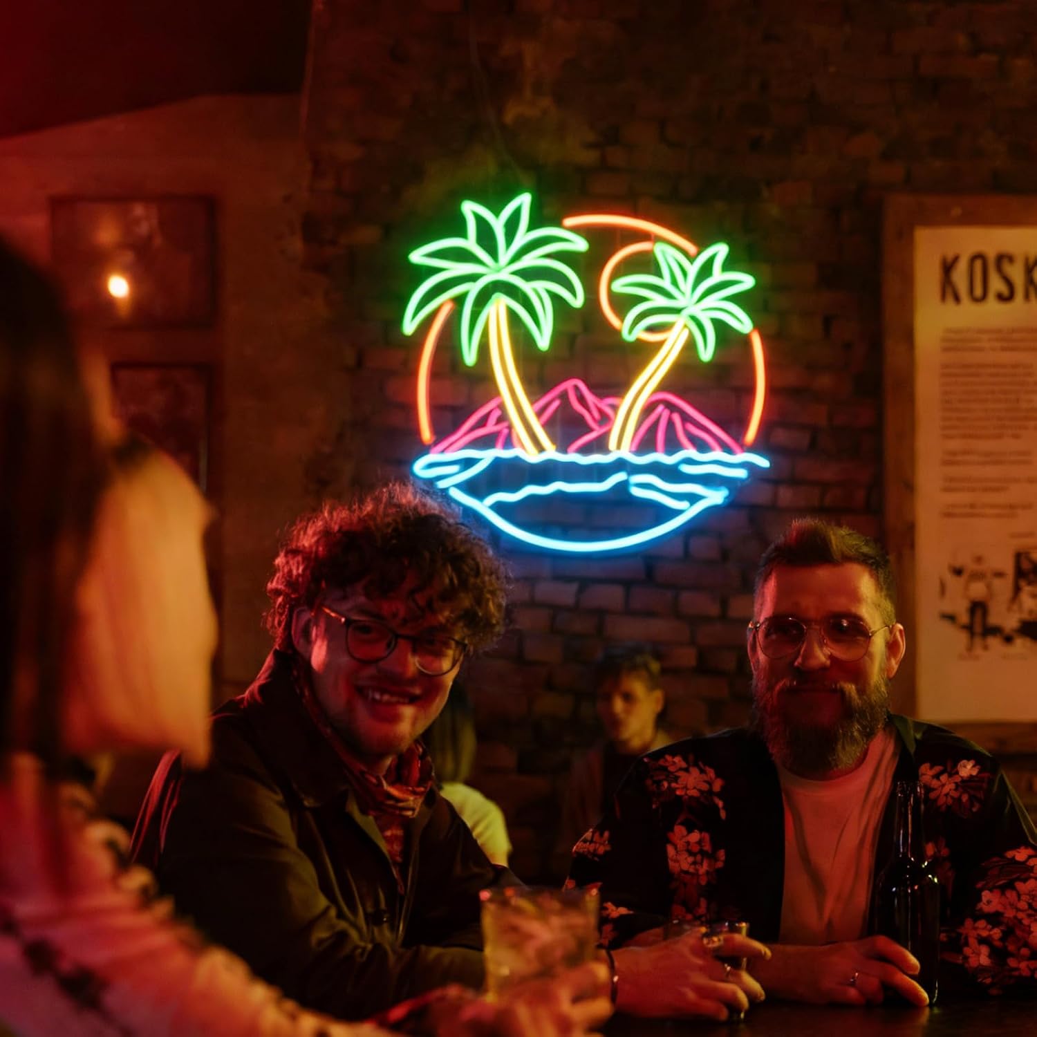 Tropical  Palm Tree LED Neon S - огляд і ціна Lighting Decor Rentals