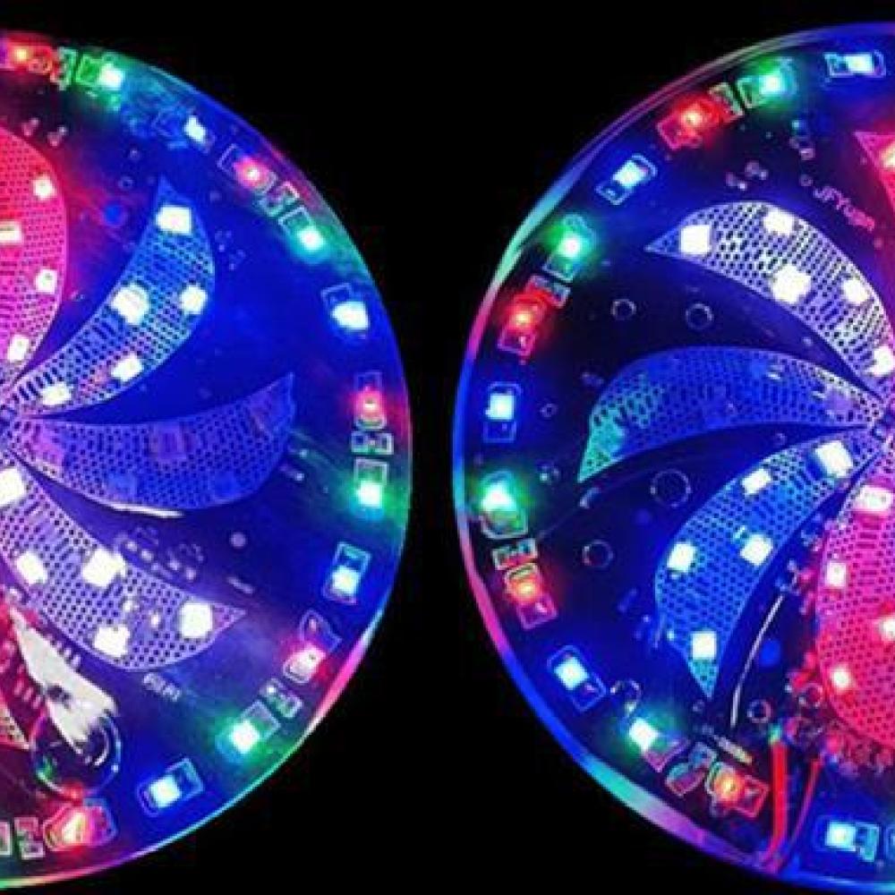 12V Colorful Windmill LED Car  - огляд і ціна Decor Kart Lighting