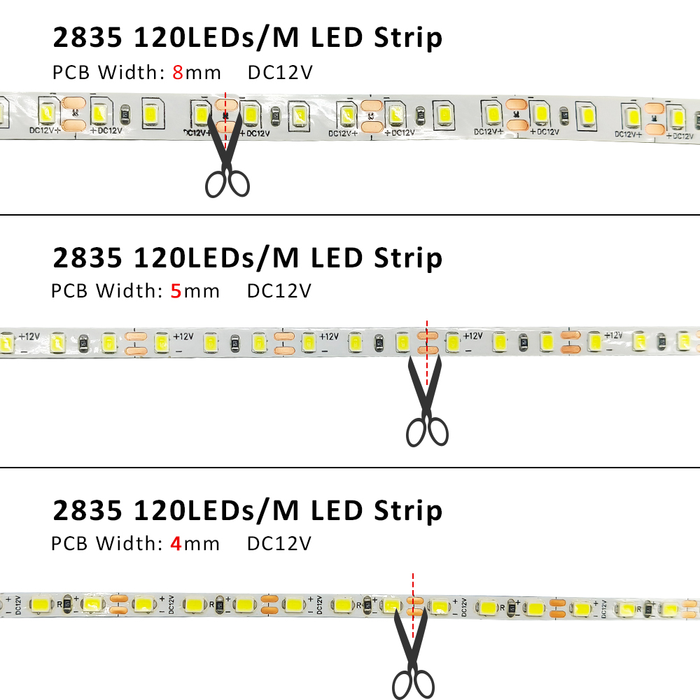 12V 5m LED Strip Light SMD 283 - огляд і ціна Decor Lighting Hours