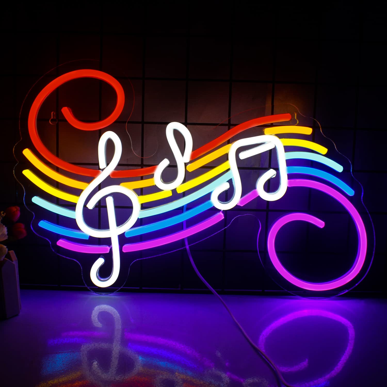 Music Notes Neon Sign Customiz - огляд і ціна Lighting Decor Wedding