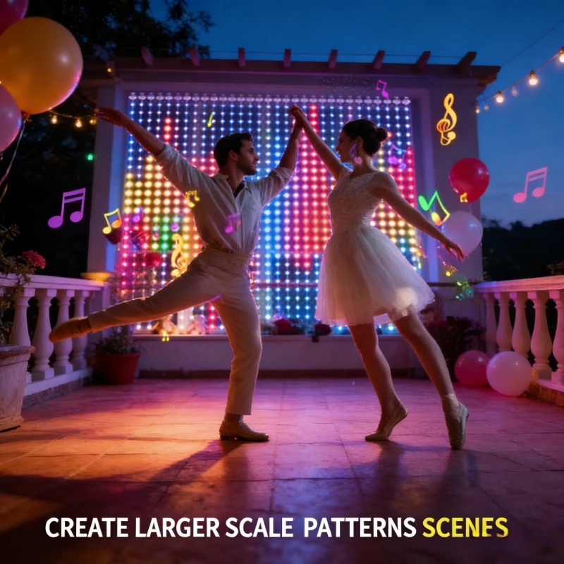 Smart 400LED Curtain Lights, M - огляд і ціна Lighting Decor Wedding