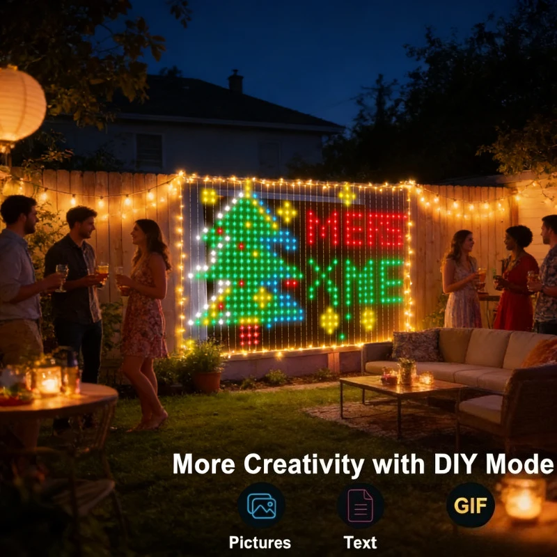 Smart 400LED Curtain Lights, M - огляд і ціна Lighting Decor Wedding