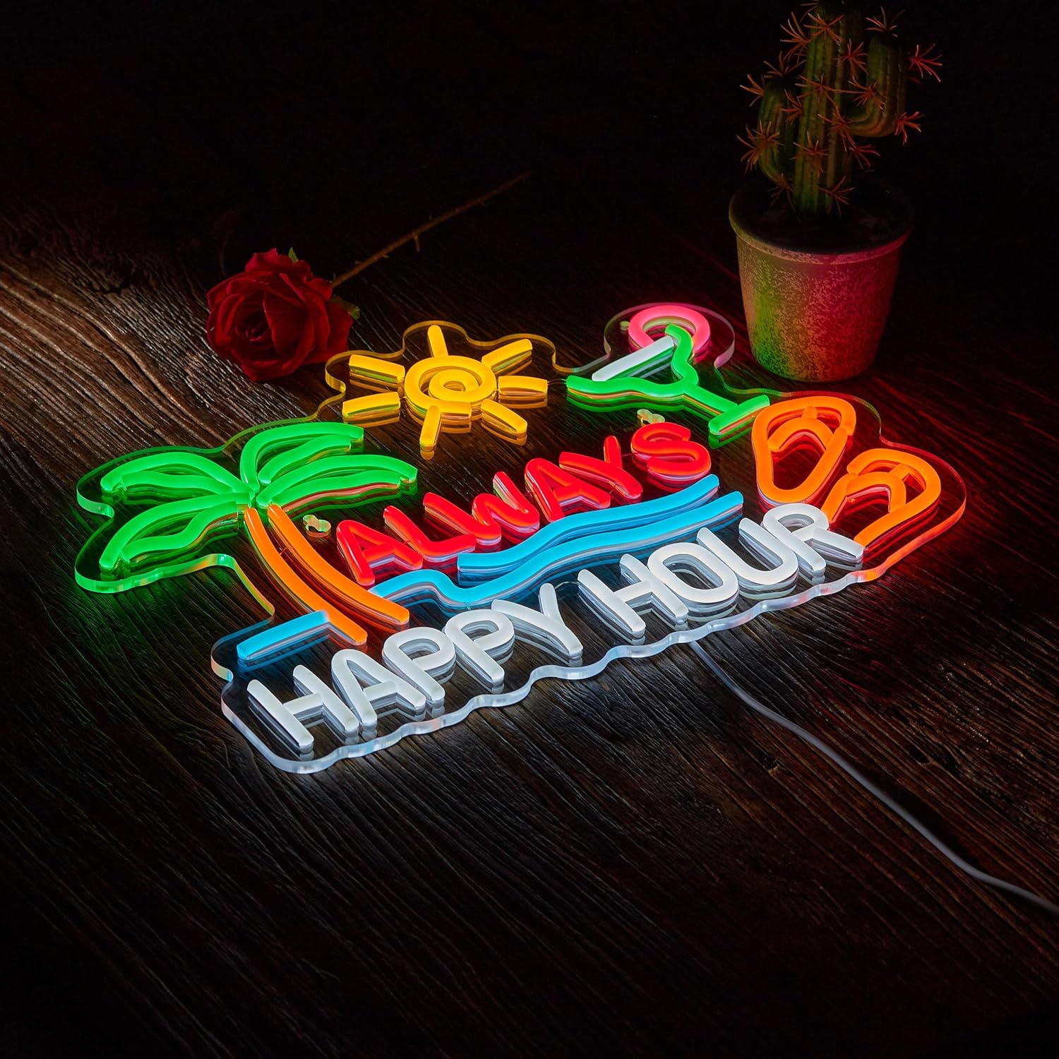Always Happy Hour Beer Bar Neo - огляд і ціна Decor Lighting Hours