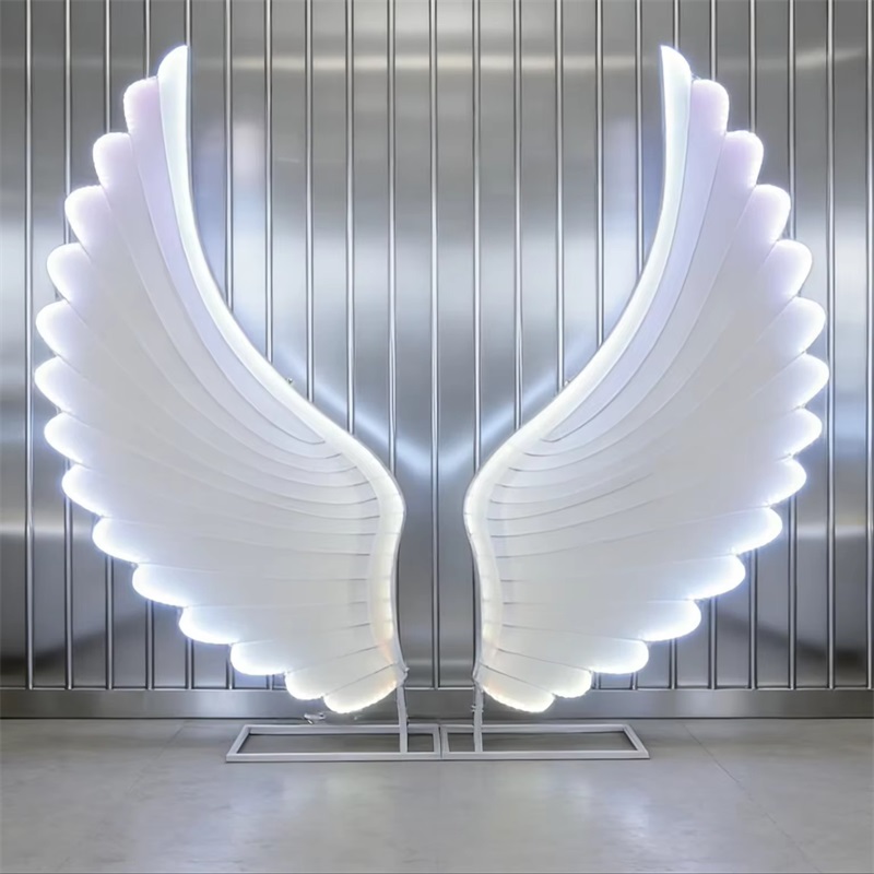 Glowing Angel Wings Light Prop - огляд і ціна Lighting Decor Wedding
