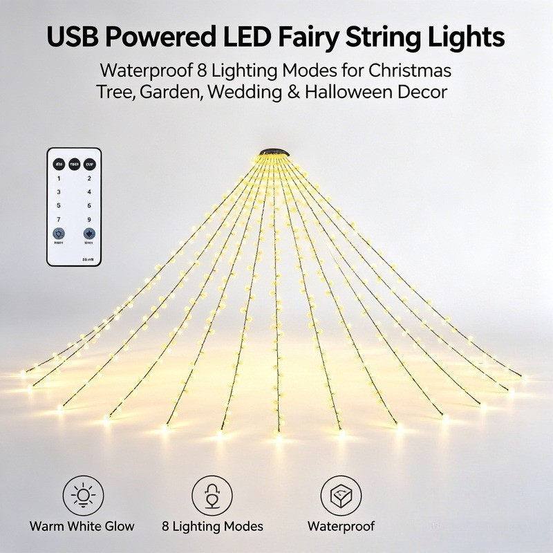 USB LED Fairy String Lights, W - огляд і ціна Lighting Decor Wedding