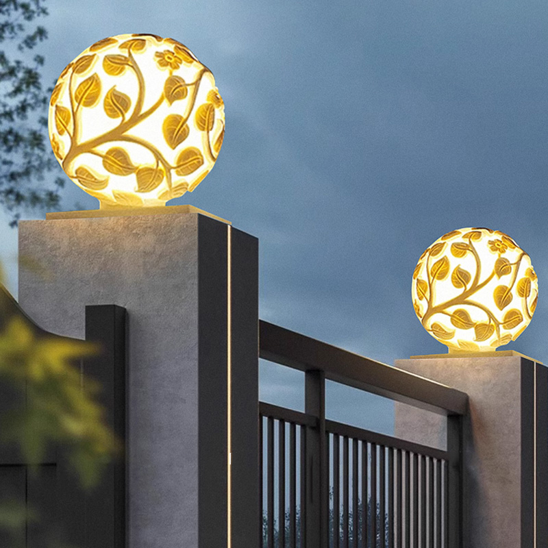 Outdoor column lights solar LE - огляд і ціна Garden Lighting Decor