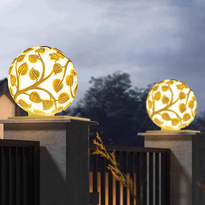 Outdoor column lights solar LE - огляд і ціна Garden Lighting Decor