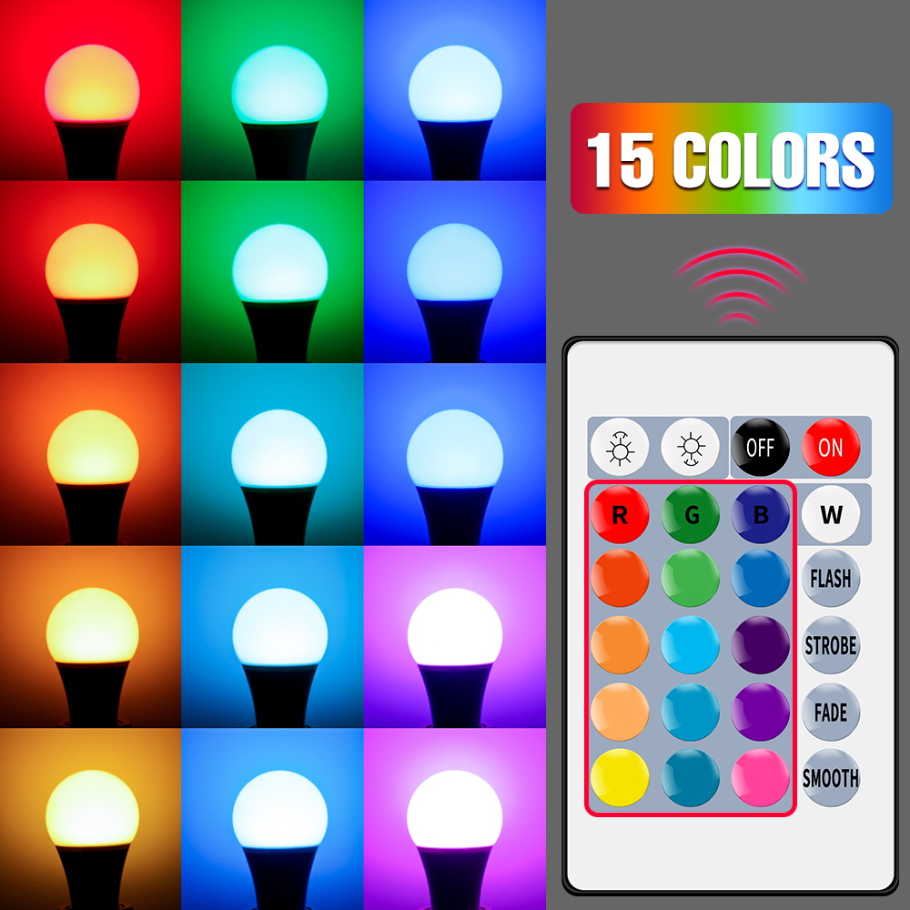 RGB Neon Light E27 Rainbow Lam - огляд і ціна Decor Lighting Hours