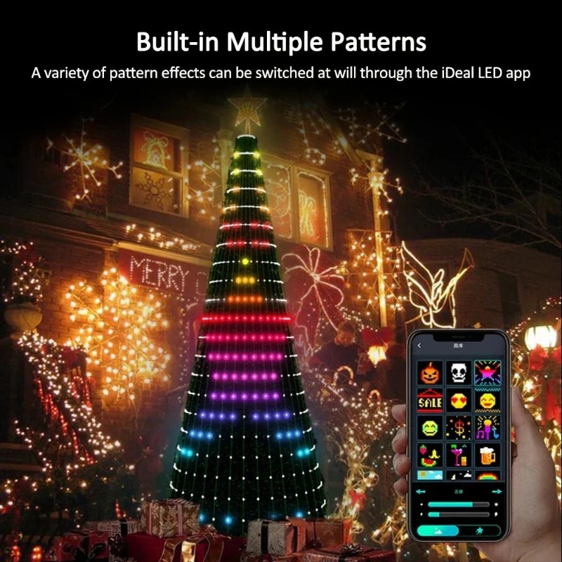 Christmas Star Tree Lights RGB - огляд і ціна Lighting Decoration For Home