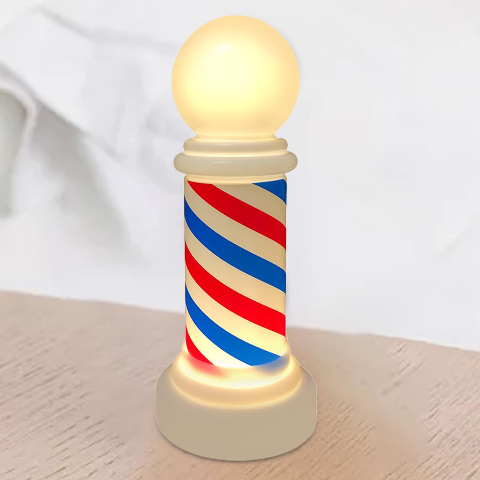 Barber Sign Rotating LED Lamp  - огляд і ціна Decor Lighting Solution