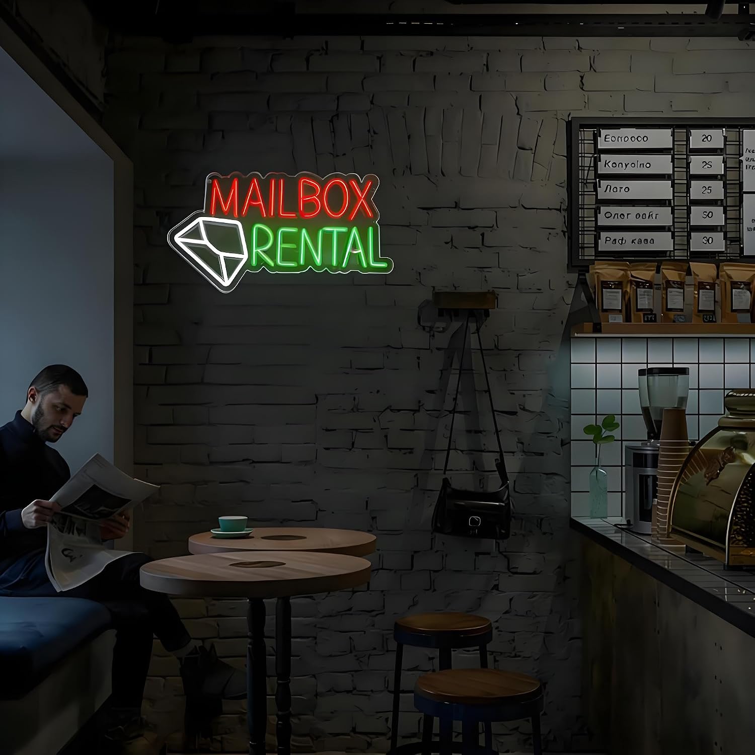 Mailbox Rental LED Neon Sign U - огляд і ціна Lighting Decor Rentals