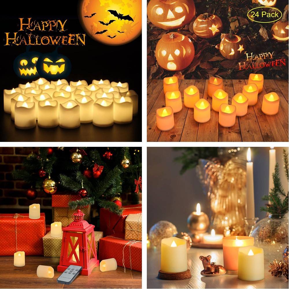 12/24Pcs Flameless LED Tea Lig - огляд і ціна Decor Lighting Hours