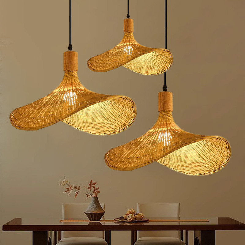 New Chinese Zen Bamboo Woven P - огляд і ціна Lighting Decor Rentals