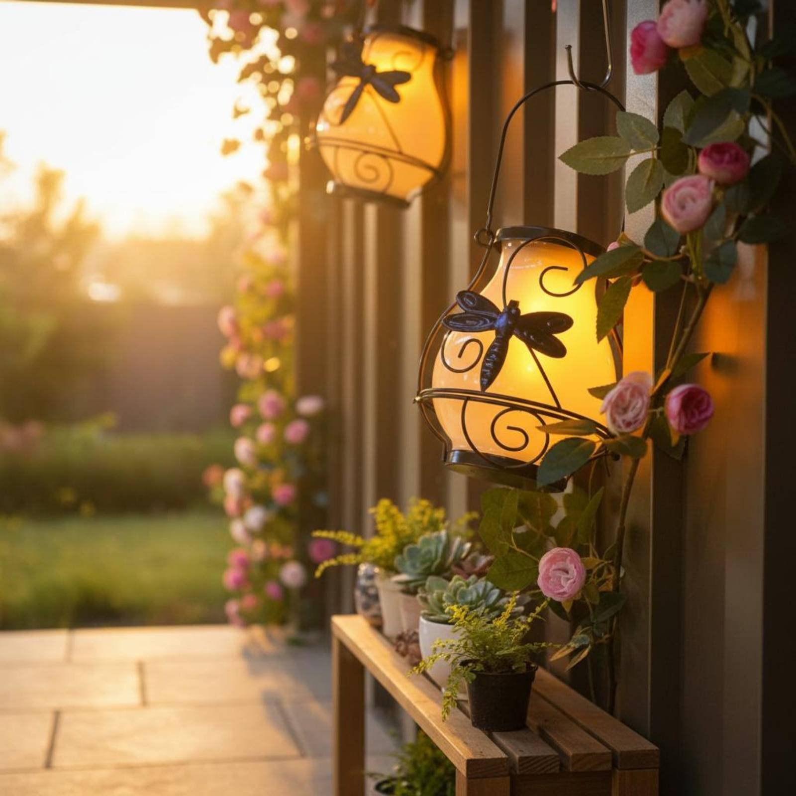 Solar Butterfly Lantern Waterp - огляд і ціна Garden Lighting Decor