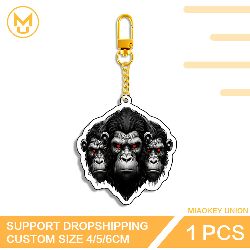 Three Chimpanzee Heads Keyring - огляд і ціна Union Lighting & Decor Affiliate Program Collabs