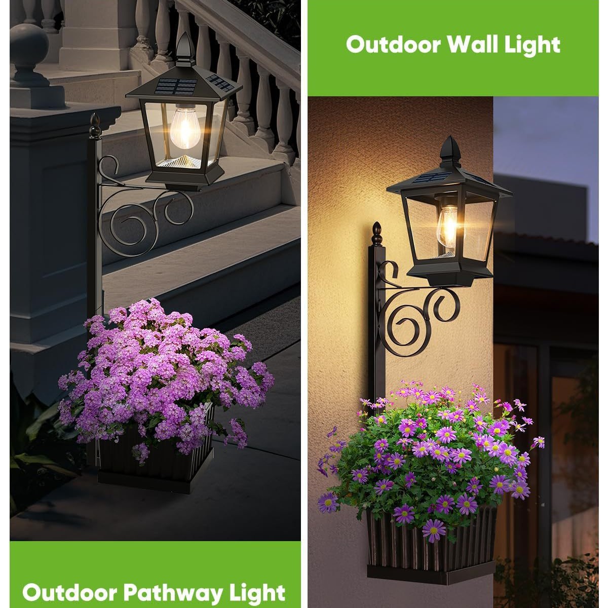 2 in 1 Solar Planter Lamp Wate - огляд і ціна Garden Lighting Decor