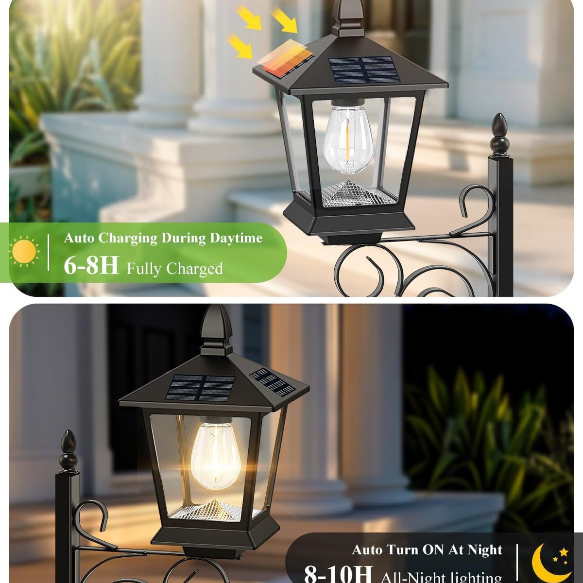 2 in 1 Solar Planter Lamp Wate - огляд і ціна Garden Lighting Decor