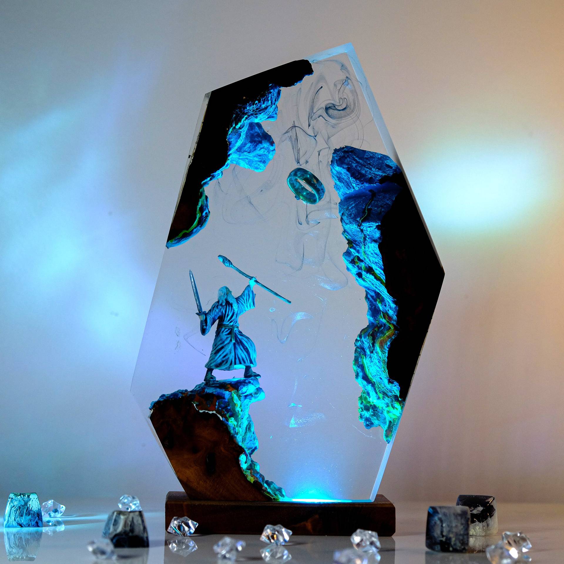 Movie Scence Figure Table Resi - огляд і ціна Lighting Decor Wedding