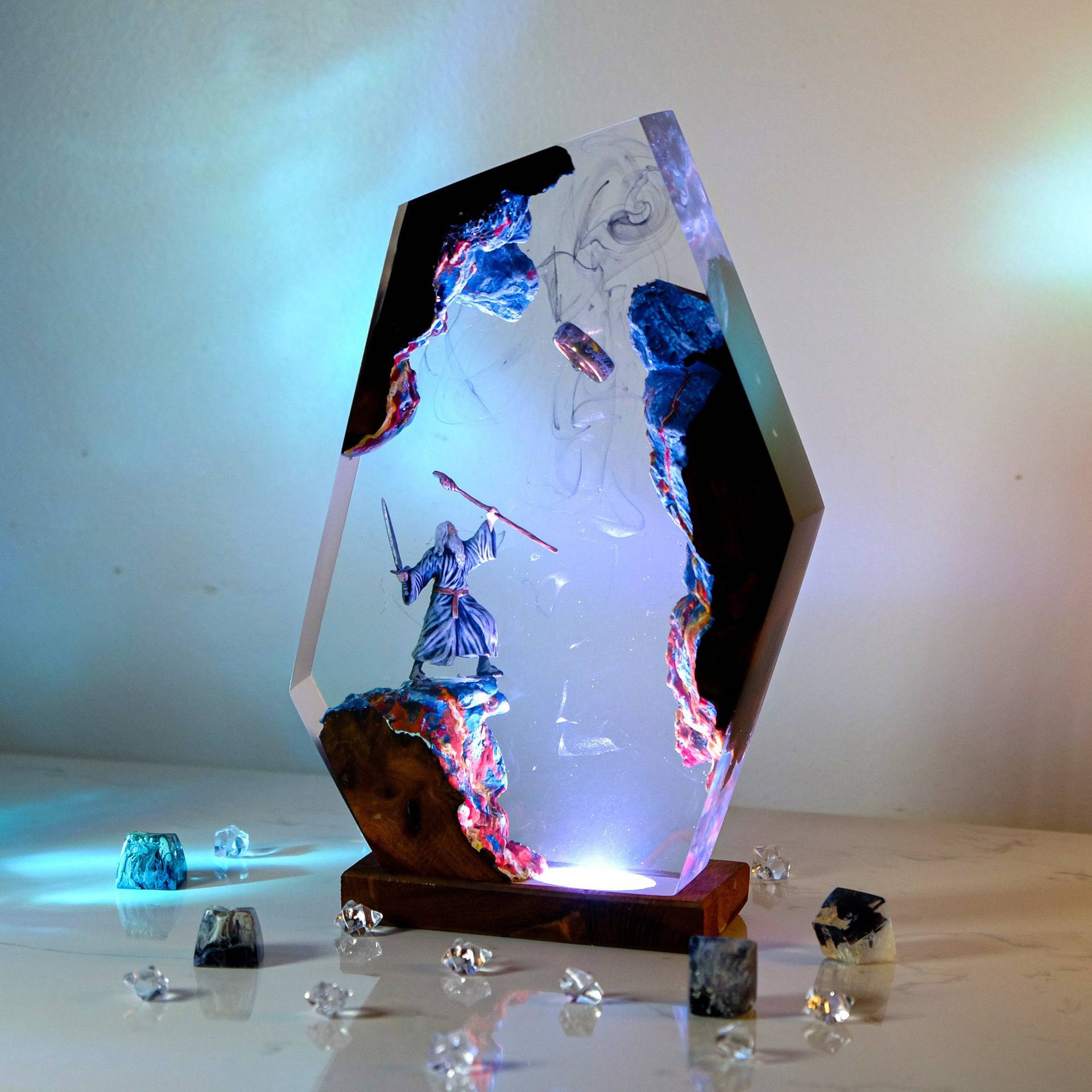 Movie Scence Figure Table Resi - огляд і ціна Lighting Decor Wedding