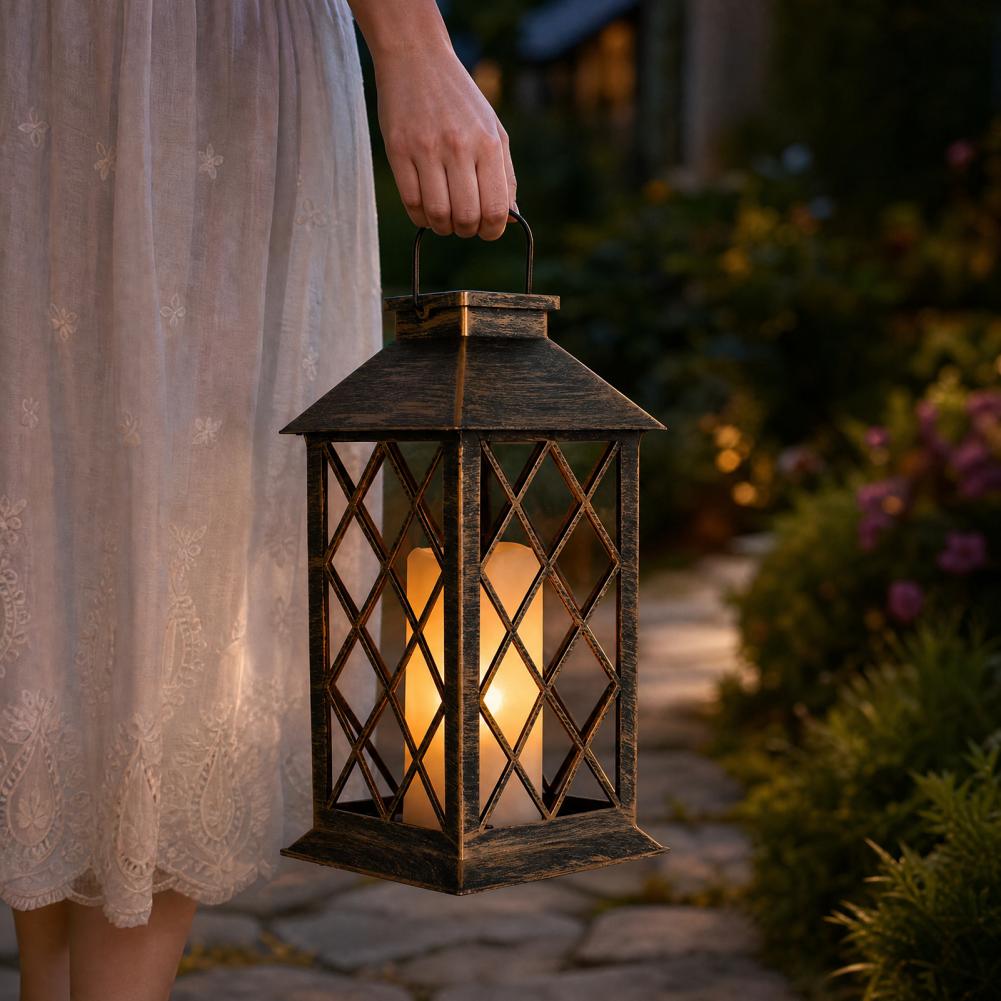 Retro Solar Lantern, Outdoor S - огляд і ціна Garden Lighting Decor