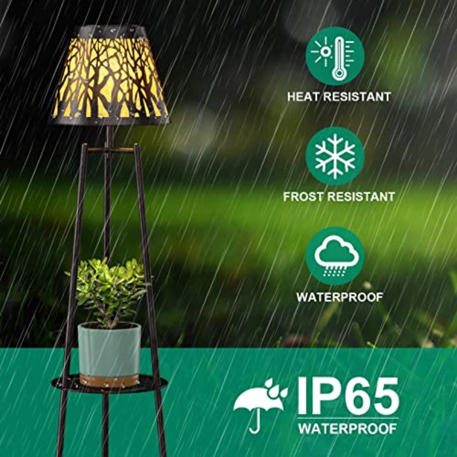 2 Pack Outdoor Solar Floor Lam - огляд і ціна Garden Lighting Decor