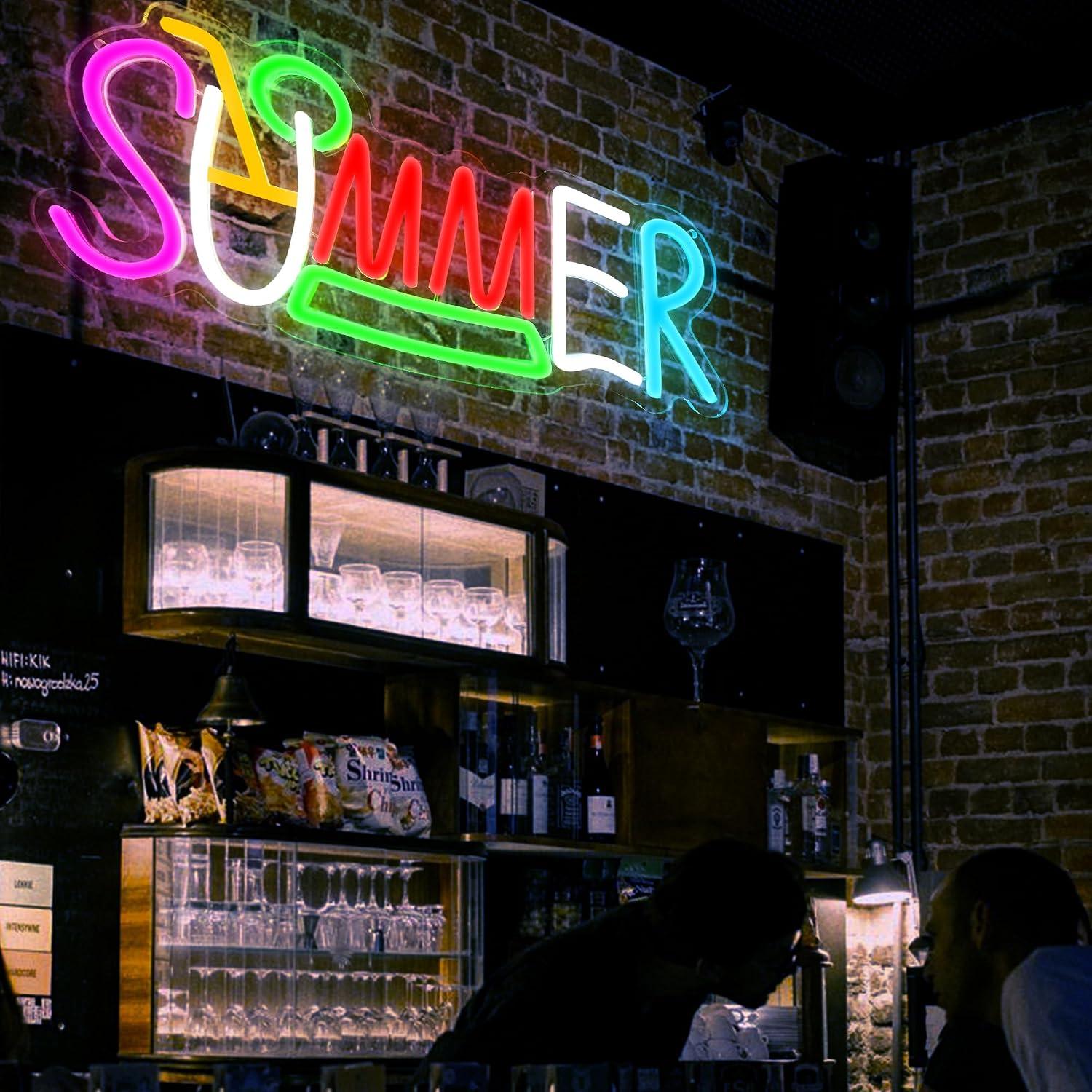 Summer Neon Sign USB Powered L - огляд і ціна Lighting Decor Rentals