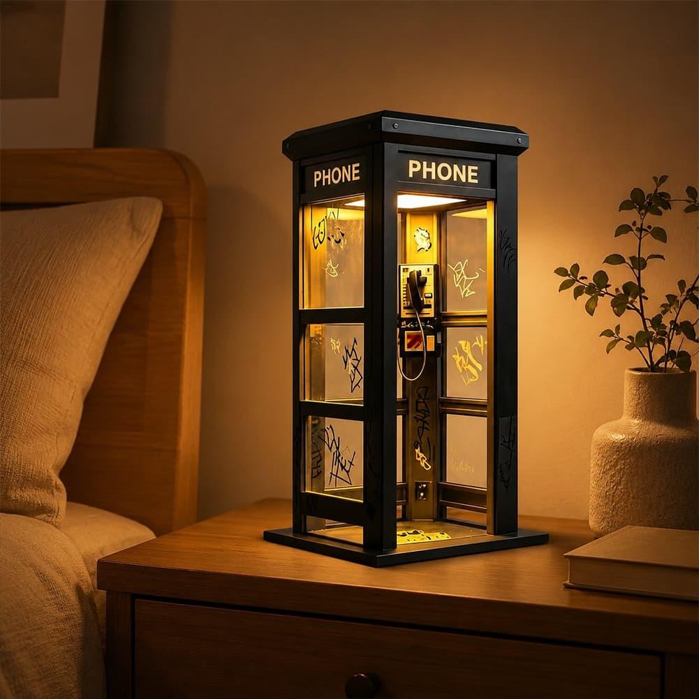 Vintage London Telephone Booth - огляд і ціна Lighting Decoration For Home