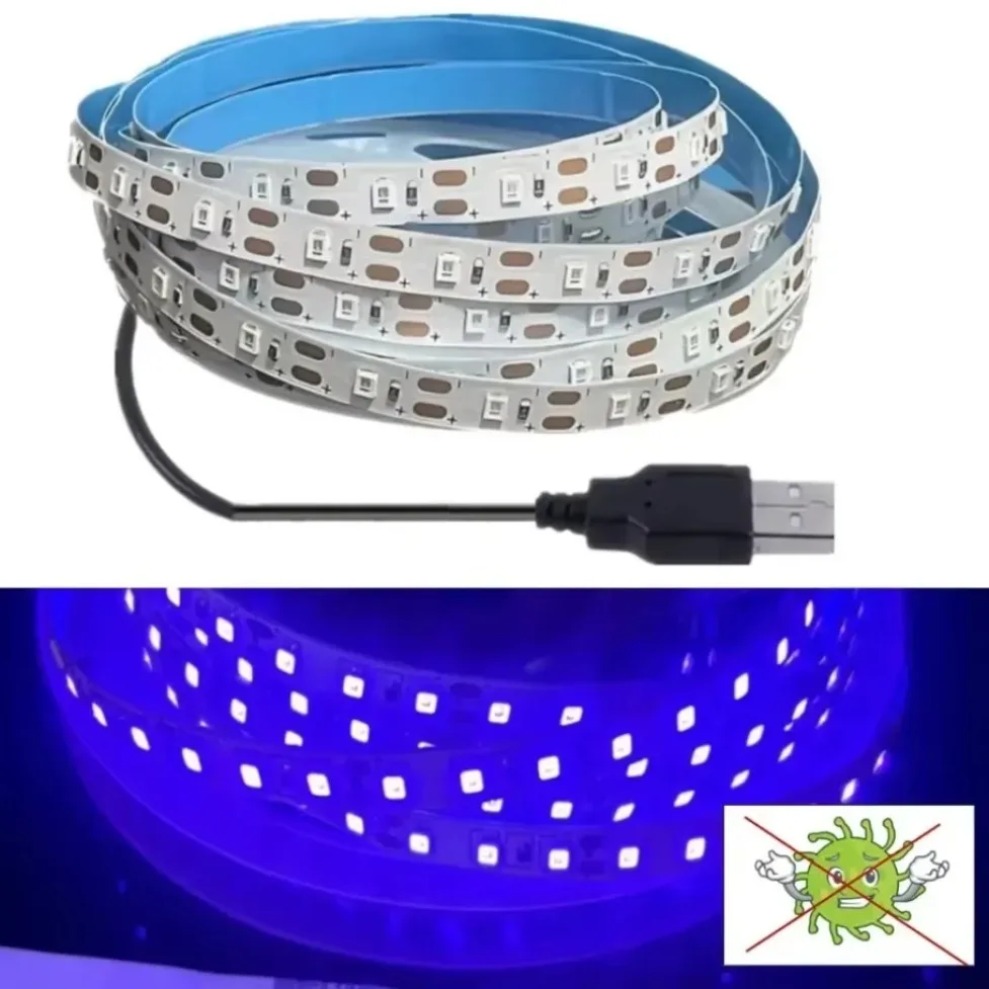 UV LED Strip SMD2835 DC5V 395- - огляд і ціна Decor Lighting Hours