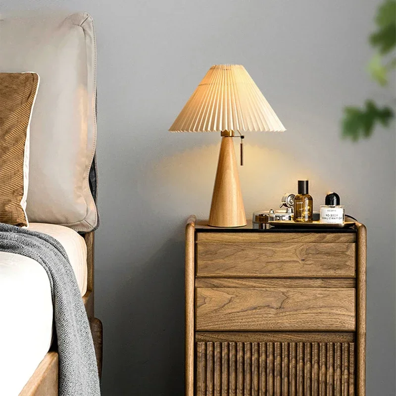 Retro Pleated Table Lamp Nordi - огляд і ціна Lighting Decoration For Home