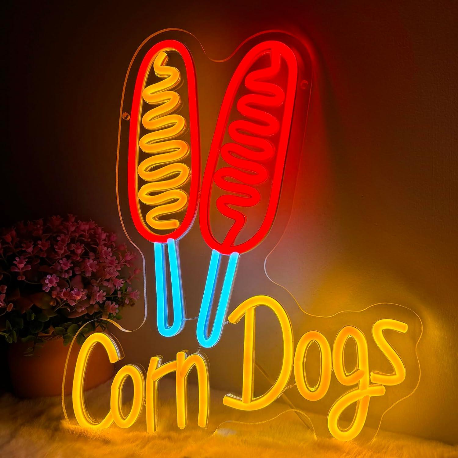 Corn Dog Neon Sign Snack USB D - огляд і ціна Lighting Decor Wedding