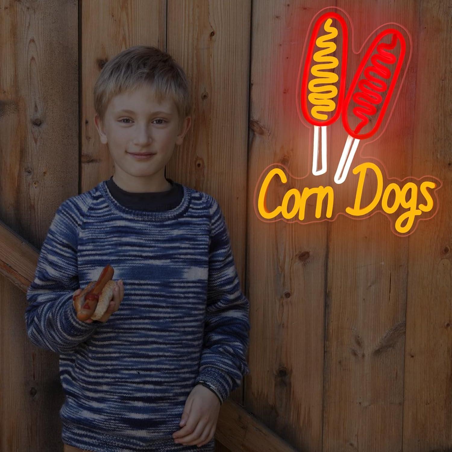 Corn Dog Neon Sign Snack USB D - огляд і ціна Lighting Decor Wedding