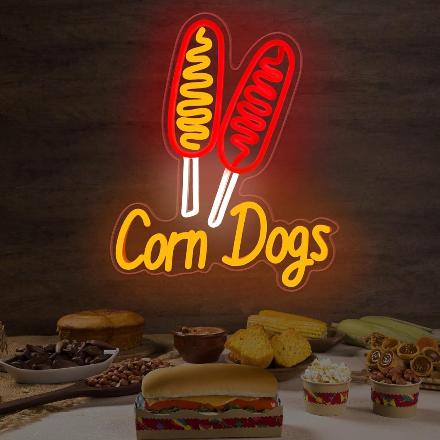 Corn Dog Neon Sign Snack USB D - огляд і ціна Lighting Decor Wedding