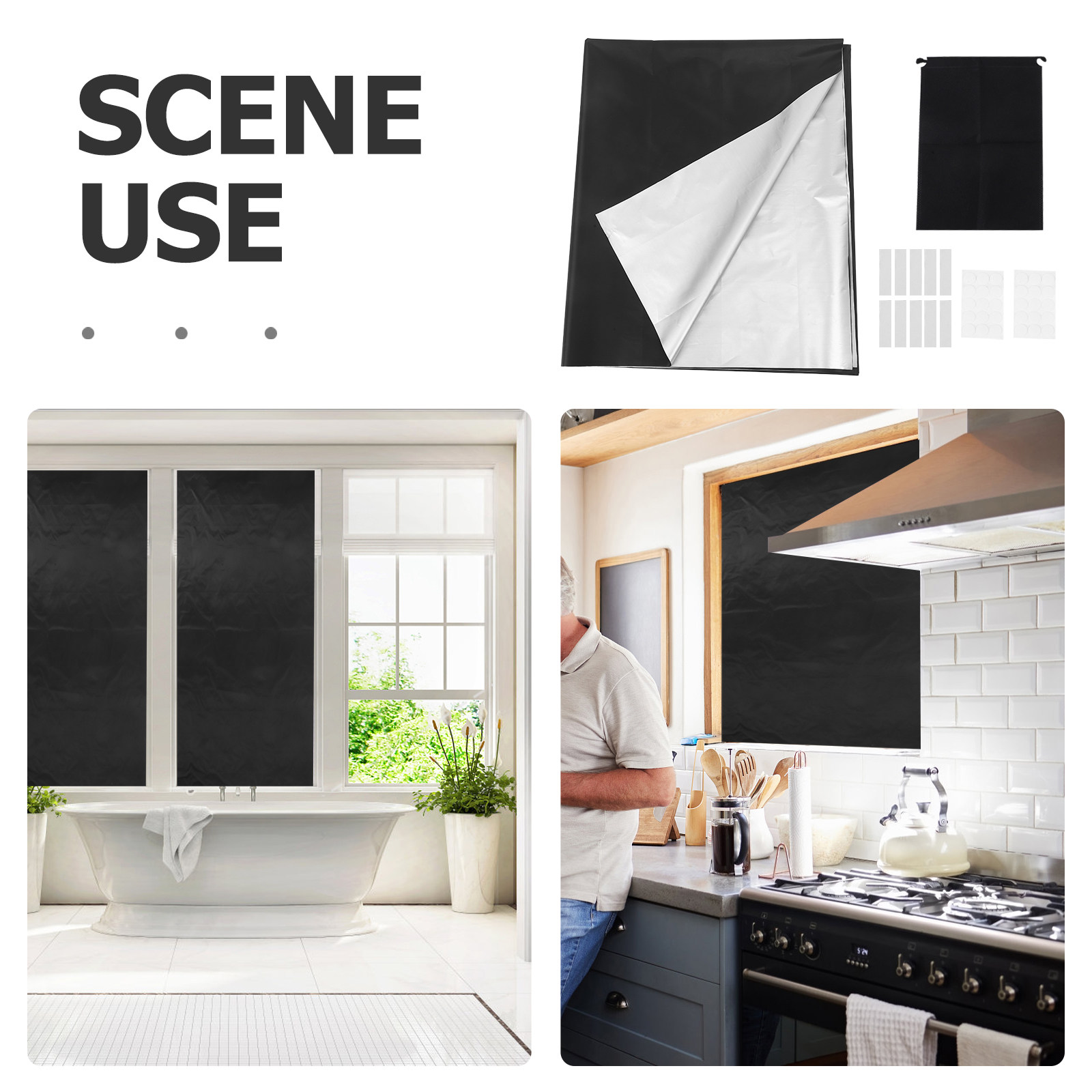 No Drill Blackout Window Shade - огляд і ціна Lighting Decor Rentals