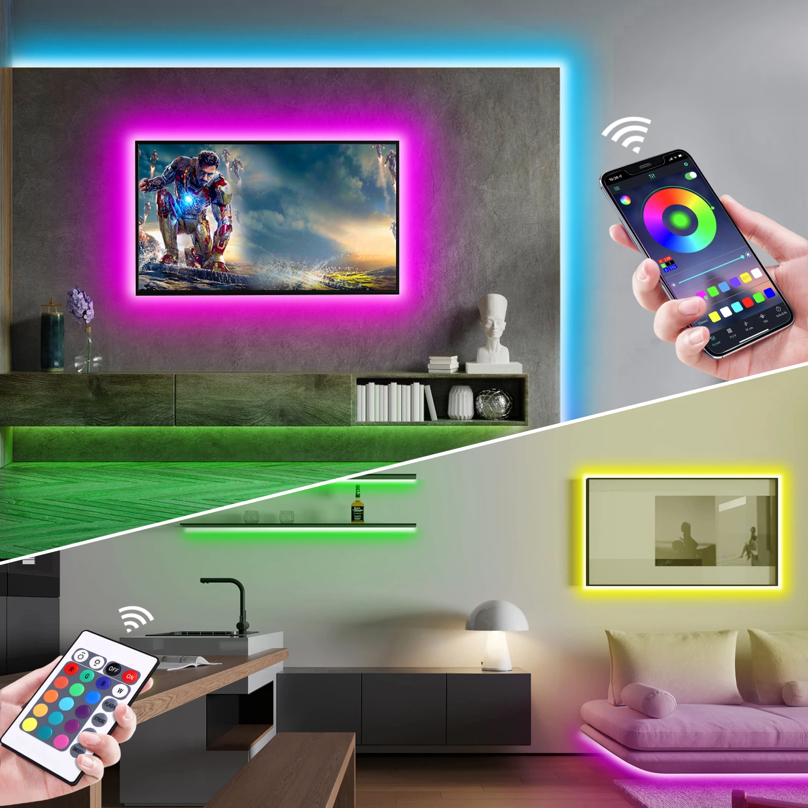 1-5m RGB LED Neon Strip Light  - огляд і ціна Lighting Decoration For Home
